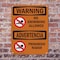 Signmission No Swimming Allowed Bilingual, 7 in W x Rectangle, Plastic OS-2PACK-WS-P-710-L-12718 - alternate 7